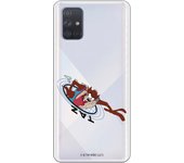 Funda original compatible con Samsung Galaxy A71 - Space Jam Taz