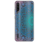 Tumundosmartphone Funda Gel Transparente para Xiaomi Mi A3 diseño Mandala Dibujos