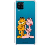 Funda original compatible con Samsung Galaxy A12 5G - Garfield y Arlene