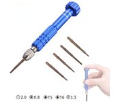 5 in 1 Screwdriver Set Electronics Tool Kit Opening Repair for iPhone Tablet PC Smartphone Screen Screwdriver Kit