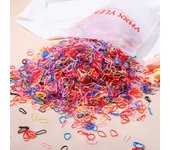 480pcs Elastic Rubber Band for Girl Colourful Disposable Hair Ties Headband Ponytail Holder Bands Kid Hair Accessories