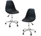 Pack 2 Sillas Dami Office - Negro