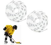 Cordones de Hockey Sobre Hielo,Cordones Planos Encerados,Agujetas Enceradas para Patines Profesionales,Cordones Encerados,Cordones Anticongelantes,Cordones Encerados de Hockey Patines,244cm,Blanco