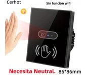 Cerhot EU Tuya WiFi Smart Switch Wave Senssor Move WiFi Switch Infection light Switch No Need Touch IR Motion Activated Switches