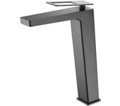 Imex Suecia BDC032-3NG grifo monomando para lavabo caño alto diseño negro mate