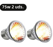 2/1PCS 25/50/75W UVA UVB Reptile Heating Light Bulb Snake Turtle Pet Full Spectrum Basking UV Light Bulbs Heating Light