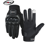 SUOMY New Orange Motorcycle Gloves Summer Men Women Full Finger Touch Screen Motocross Guantes Motorbike Bicycle Cycling Gloves