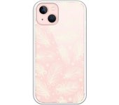 Funda original compatible con Iphone 14con diseño de Patron plumas blancas