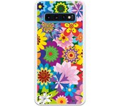 Funda compatible con Samsung Galaxy S10 - Flores a todo color