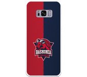 Funda original compatible con Samsung Galaxy S8 - Baskonia fondo rojo y azul
