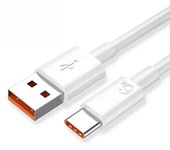 6A Type-C USB charger cable for Samsung S22 Xiaomi 11 12 13 Redmi K50 K60 Huawei Honor 80 Oppo Reno 8 iqoo 11 fast charging cord
