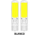 2X T10 W5W 194 T15 W16W  LED Bulbs Reading Lights COB Auto Brake Lamp Glass Sapphire Drive-free Dome Light Amber 12V White 6000K
