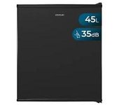 Cecotec Bolero CoolMarket BC SD 47 Black Nevera Mini Bar termoeléctrica silenciosa con capacidad para 44 Litros. Control mecánico y luz LED interior. Clase energética E