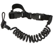 Tactical Anti-lost Elastic Lanyard Rope Spring Safety Strap Rope For Key Ring Chain Flashlight Hunting Accessories