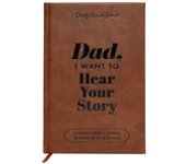 Papá quiero escuchar on Diary DE LA Historia personalizado Padre guiado Cuaderno para compartir on Vida Gift de cumpleaños