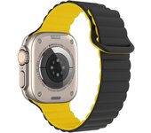 Correa de Silicona para Apple Watch 49mm 46mm 45mm 44mm 42mm 41mm 40mm 38mm iWatch Series 10 9 8 7 6 5 4 3 2 1 SE Ultra 2 Banda Magnética de Caucho para Reloj Apple