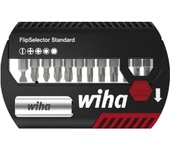 Juego de Bits Wiha Flipselector Standard 25 Mm - 14 Unid. - 1/4 - Clip para el Cinturón - Blíster (39083)