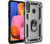 Shockproof Armor Magnetic Case For Samsung Galaxy A10 A20 A30 A50 A70 A20E A12 A21S A51 A71 A6 A8 A9 Plus 2018 Metal Ring Case