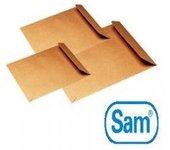 SAM SOBRE KRAFT BOLSA K6 4º PROLONGADO 184X261 AUT C/250 SIN COLECCION