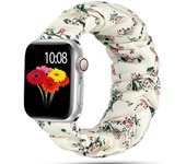 Scrunchie Strap For Apple Watch Band 8 Ultra 49mm 44mm 40mm 42mm 38mm 45mm 41mm Nylon Solo Loop Bracelet IWatch 8 7 SE 6 5 4 3 2
