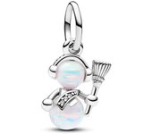 Pandora Charm Colgante en plata de ley Muñeco de Nieve Opalescente​ 792981C01 , para Mujer