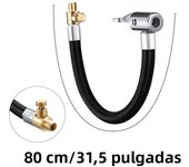 10/20/60/100cm Car Tire Inflator Hose Tube Inflatable Air Pump Extension Tube Adapter Twist Tyre Connection Locking Air Chuck