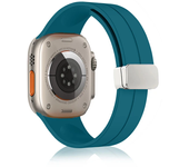Magnetic Silicone Strap For Apple watch band 44mm 45mm 49mm 40mm 41mm 42mm 38mm correa Bracelet iWatch Series 7 8 se 6 9 ultra 2