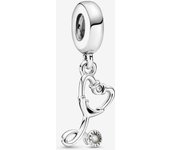 Charm de Colgante en Plata de Lei Charm de Corazón con Estetoscopio, Incluye Caja Original