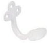 Colgador 2 epoxy blanco amig