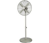 Cecotec 8234 EnergySilence 610 Steelstyle Ventilador de pie con 50 W y acabado en acero 16 pulgadas 3 velocidades oscilación silencioso máxima seguridad.