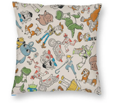 Toy Story Woody's Sheriff Outfit Pillowcase Soft Polyester Cushion Cover Decorative Throw Pillow Case Cover Bedroom Zipper 40X40