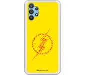 Funda original compatible con Samsung Galaxy A32 - JL Flash Simbolo Fondo Amarillo