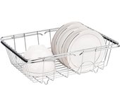 Escurridor de Platos Extensible de Acero Inoxidable para Cocina Hogar,Escurreplatos para Fregadero,Cestas de Secado de Platos Adecuado para Escurrir Platos, Verduras y Frutas en el Fregadero