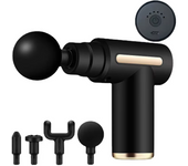 Mini Masajeador Eléctrico DUTRIEUX Para Relajación Muscular Y Fitness Equipo De Masaje Vibratorio With Cabeza De Masaje Rodillo Ideal Para Cuello Y Band