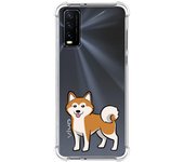Funda Silicona Antigolpes para Vivo Y20s / Y11s diseño Perros 02 Dibujos