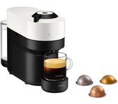 KRUPS XN9201 Cafetera de Cápsulas Nespresso Vertuo Pop, 1500 W, en color Negro y Blanco