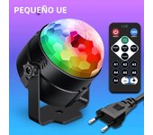 TenKinYo Remote control LED Small Magic Ball Crystal Magic Ball Light Seven Color Voice Controlled Rotating MiNi KTV Stage Light