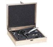 5 FIVE Caja de Madera Sommelier 9 Piezas - Utensilios de Cocina Especial