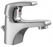 Easy Unisan grifo monomando lavabo cromado con válvula de desagüe de latón