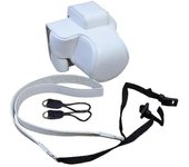 Para Canon EOS R50/R100 desmontable Pu Cuero Cámara Bolsa cubierta protectora con Correa de hombro