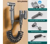 Zinc Alloy Angle Valve Wall Mount Toilet Bidet Sprayer Set One In Two Out Water Cleaning Sprayer for Bathroom Toilet Accessories
