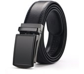 Men Genuine Leather Belt Metal Automatic Buckle Ratchet Cowskin Belts for Jeans Leather Strap Belts for Men Pants Waistband Реме