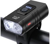 Bike Light T6 LED Bicycle Front Lamp Type-C Rechargeable MTB Headlight Flashlight Waterproof Outdoors Night Cycling Accessories