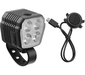LED Bike Front Light Bike Warning Light USB Charging with Horn Cycling Safety Flashlight 7 Light Modes Cycling Accessories