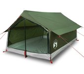 vidaXL Tienda de campaña para 2 personas impermeable verde oliva