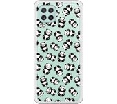 Funda compatible con Samsung Galaxy A22 4G - Patron oso panda