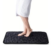 Pebble relief bath mat, bathtub floor coral wool anti-skid mat, shower room mat, viscoelastic foam mat