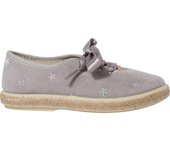 Pisamonas Zapatillas Bordado Estrellas Cordones Raso