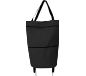 Shopping Trolley Bag with Wheel Portable Food Organizer Bag Oxford Easy Installation Waterproof High-Capacity Household Supplies