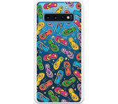 Funda compatible con Samsung Galaxy S10 - Patron sandalias